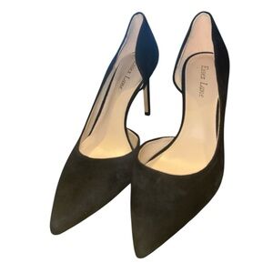 Essex Lane Black Suede Heels | 8
